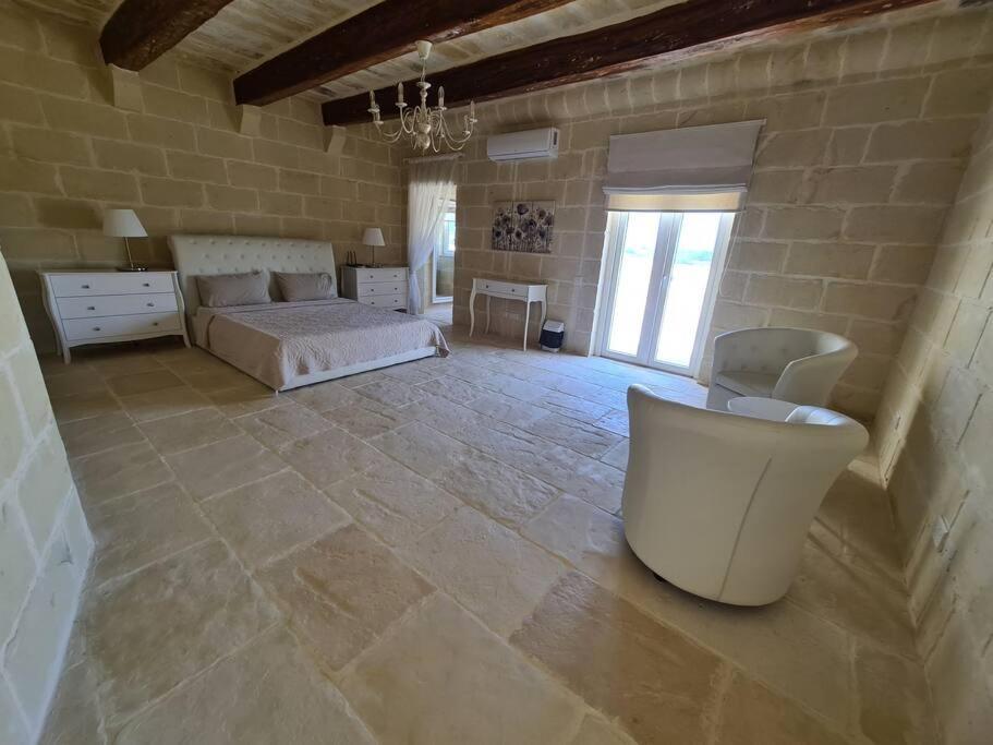 Farmhouse Villa With Large Pool And Garden In Gozo Għarb Exteriér fotografie