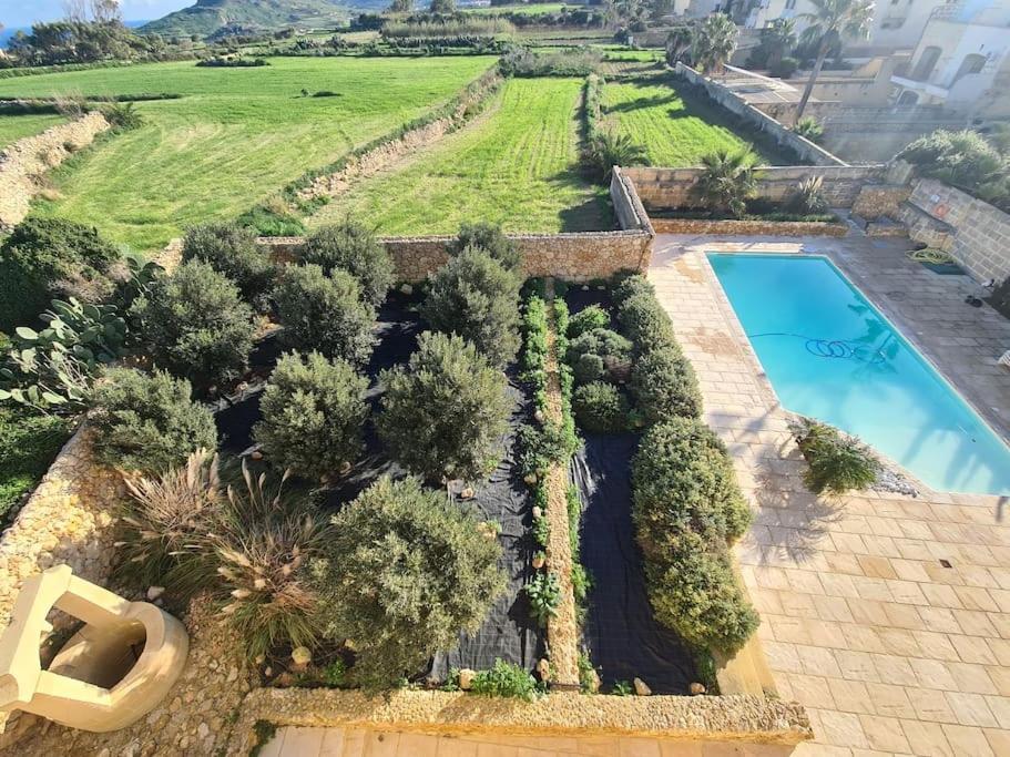 Farmhouse Villa With Large Pool And Garden In Gozo Għarb Exteriér fotografie