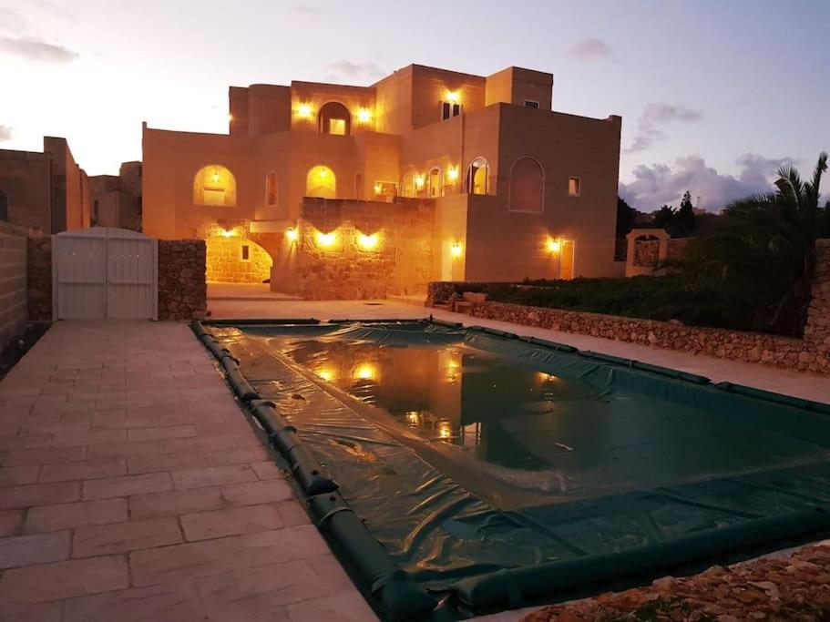 Farmhouse Villa With Large Pool And Garden In Gozo Għarb Exteriér fotografie